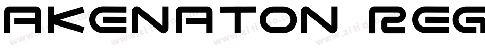 Akenaton Regular字体转换